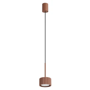 Lampa wisząca AURA kolor mocca 1xGX53 pojedynczy klosz 10cm Lightin SL.2681 SOLLUX