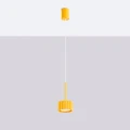 Lampa wisząca AURA 1 żółta Gx53 SL.2688 SOLLUX