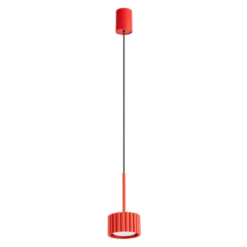 Lampa wisząca AURA 1 czerwona Gx53 SL.2689 SOLLUX