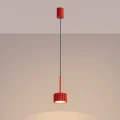 Lampa wisząca AURA 1 czerwona Gx53 SL.2689 SOLLUX