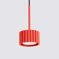 Lampa wisząca AURA 1 czerwona Gx53 SL.2689 SOLLUX