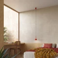 Lampa wisząca AURA 1 czerwona Gx53 SL.2689 SOLLUX