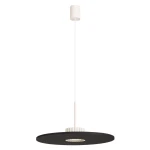 Lampa wisząca OVO 1xGX53 beżowa z czarnym dekoracyjnym filcem SL.2692 SOLLUX