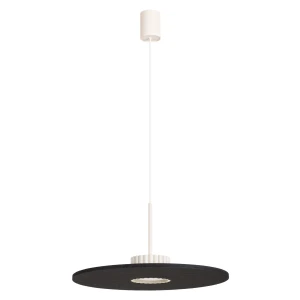 Lampa wisząca OVO 1xGX53 beżowa z czarnym dekoracyjnym filcem SL.2692 SOLLUX