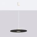 Lampa wisząca OVO 1xGX53 beżowa z czarnym dekoracyjnym filcem SL.2692 SOLLUX