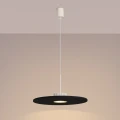 Lampa wisząca OVO 1xGX53 beżowa z czarnym dekoracyjnym filcem SL.2692 SOLLUX