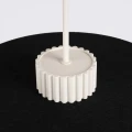 Lampa wisząca OVO 1xGX53 beżowa z czarnym dekoracyjnym filcem SL.2692 SOLLUX