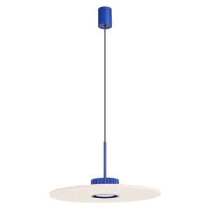 Lampa wisząca OVO 1xGX53 klosz ultramaryna + beżowy filcowy akcent SL.2693 SOLLUX