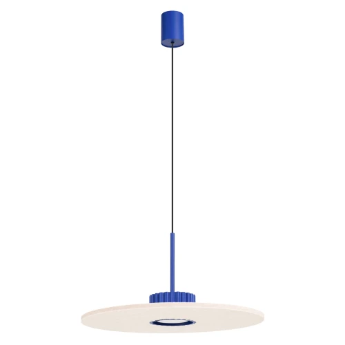 Lampa wisząca OVO 1xGX53 klosz ultramaryna + beżowy filcowy akcent SL.2693 SOLLUX