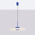 Lampa wisząca OVO 1xGX53 klosz ultramaryna + beżowy filcowy akcent SL.2693 SOLLUX