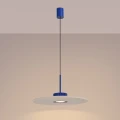 Lampa wisząca OVO 1xGX53 klosz ultramaryna + beżowy filcowy akcent SL.2693 SOLLUX