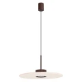 Lampa wisząca OVO z brązowym kloszem i beżowym filcem 1xGX53 SL.2694 SOLLUX