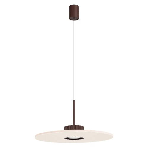 Lampa wisząca OVO z brązowym kloszem i beżowym filcem 1xGX53 SL.2694 SOLLUX