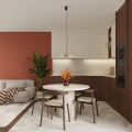 Lampa wisząca OVO z brązowym kloszem i beżowym filcem 1xGX53 SL.2694 SOLLUX