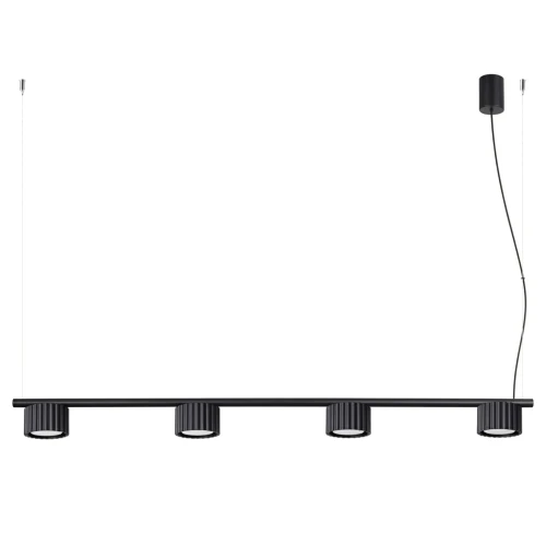 Żyrandol AURA 4 czarna Gx53 SL.2696 SOLLUX