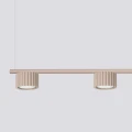 Żyrandol AURA 4 taupe Gx53 SL.2702 SOLLUX