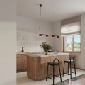 Żyrandol AURA 4 burgund Gx53 SL.2703 SOLLUX