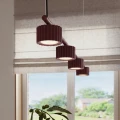 Żyrandol AURA 4 burgund Gx53 SL.2703 SOLLUX