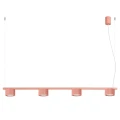 Żyrandol AURA 4 brzoskwiniowa Gx53 SL.2704 SOLLUX