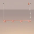 Żyrandol AURA 4 brzoskwiniowa Gx53 SL.2704 SOLLUX