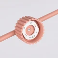 Żyrandol AURA 4 brzoskwiniowa Gx53 SL.2704 SOLLUX