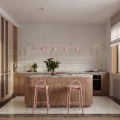 Żyrandol AURA 4 różowa Gx53 SL.2705 SOLLUX