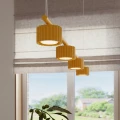 Żyrandol AURA 4 żółta Gx53 SL.2707 SOLLUX