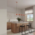 Żyrandol AURA 4 czerwona Gx53 SL.2708 SOLLUX