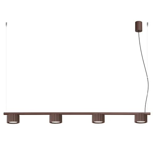 Żyrandol AURA 4 brązowa Gx53 SL.2709 SOLLUX