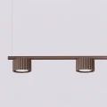 Żyrandol AURA 4 brązowa Gx53 SL.2709 SOLLUX