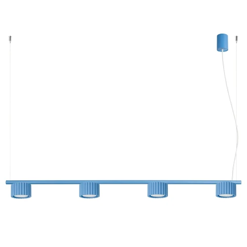 Żyrandol AURA 4 błękitna Gx53 SL.2710 SOLLUX
