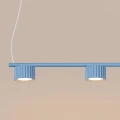 Żyrandol AURA 4 błękitna Gx53 SL.2710 SOLLUX