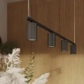 Żyrandol KARBON 4 czarna SL.2712 SOLLUX