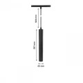 SYSTEM SHIFT - HANGIT oprawa zwis na szynoprzewód 40x297 (935mm kabel) 12W 25st czarny 5 lat gw. WLD+40006 Spectrum