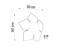 Kinkiet PENTA czarny G9 2x40W IP20 SL.0423 SOLLUX
