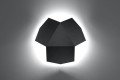 Kinkiet TRE czarny G9 2x40W IP20 SL.0425 SOLLUX