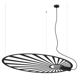 Lampa wisząca LEHDET czarna E27 1x60W IP20 TH.001CZ THORO