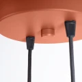 Lampa wisząca HALO 2P ochra czerwona SL.1975 SOLLUX