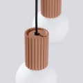 Lampa wisząca HALO 2P mocca SL.1976 SOLLUX