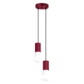 Lampa wisząca HALO 2P burgund SL.1979 SOLLUX