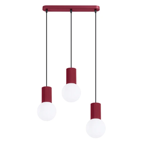 Lampa wisząca HALO 3L burgund SL.1999 SOLLUX