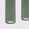 Lampa wisząca KARBON 4L zielona oliwka SL.2005 SOLLUX