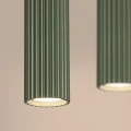 Lampa wisząca KARBON 4L zielona oliwka SL.2005 SOLLUX