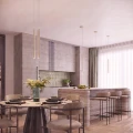 Lampa wisząca ARCHE 2P beżowa SL.2034 SOLLUX