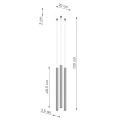 Lampa wisząca ARCHE 3P taupe SL.2038 SOLLUX