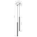 Lampa wisząca ARCHE 2P ultramaryna SL.2046 SOLLUX