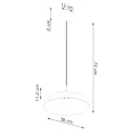 Lampa wisząca GINA taupe SL.2061 SOLLUX