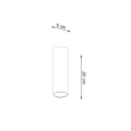 Plafon LAGOS 20 burgund SL.2075 SOLLUX