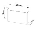 Kinkiet COPERTURA biały G9 2x40W IP20 SL.0419 SOLLUX