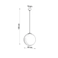 Lampa wisząca UGO 40 biała SL.2209 SOLLUX